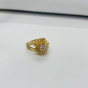 Beautiful Dinner Ring Clearance 10k with Zsophia diamond centre