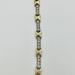 10kt yellow gold Natural Diamonds Bracelet