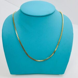 10Karat Solid chain in 18" 2.4mm