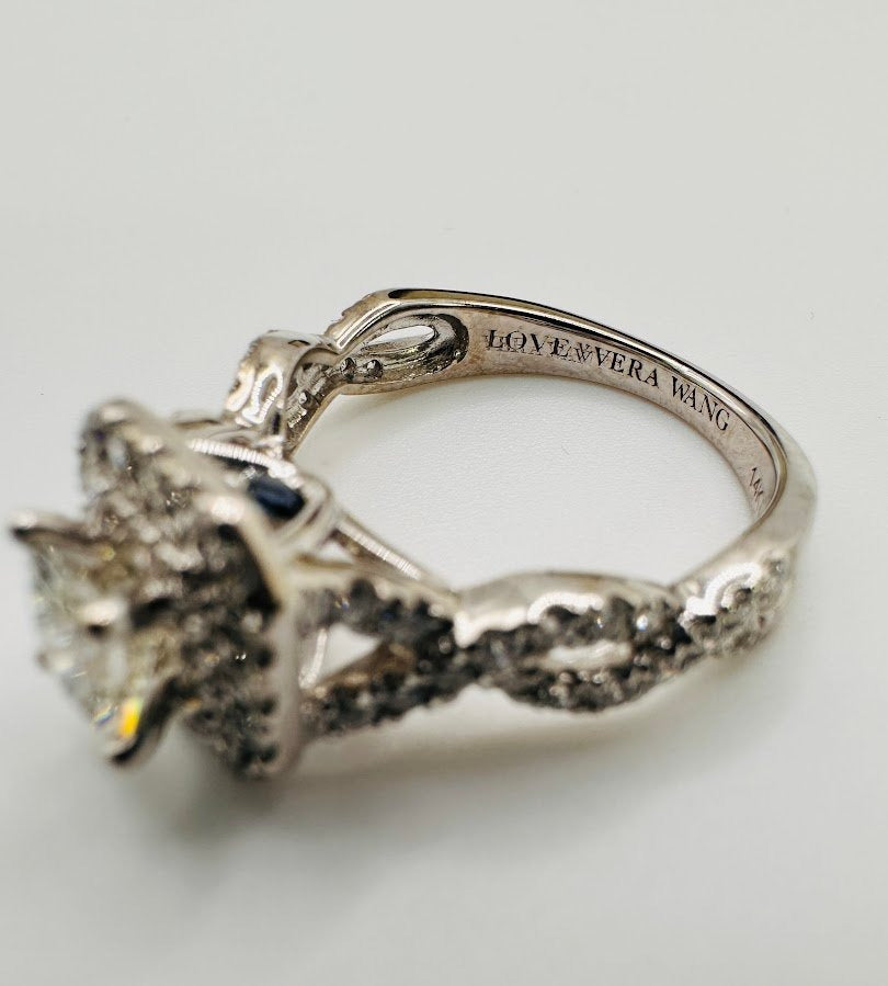 Custom Order Cancellation Deal "VERA WANG Wedding set 1.50CTW Natural Diamonds - Image 5