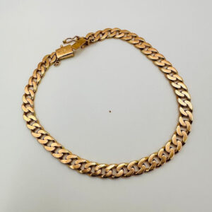 Save on Consignment 14Karat Solid Cuban Bracelet 8",3mm