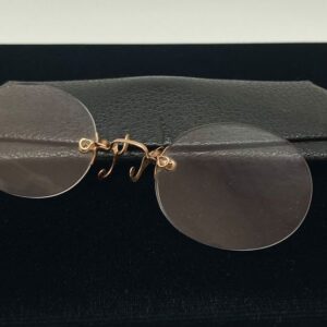 102 Year Old 10K Yellow Gold Antique Eyeglasses