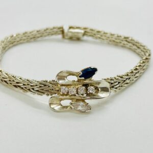 Handmade Sterling Silver vintage style bracelet