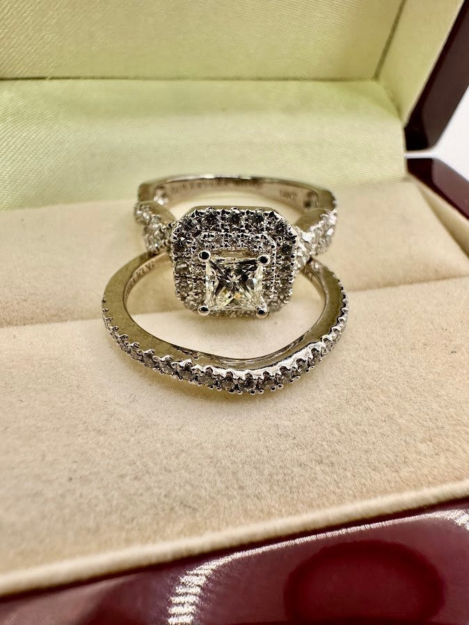 Custom Order Cancellation Deal "VERA WANG Wedding set 1.50CTW Natural Diamonds - Image 4