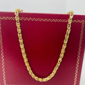 Special Discount last piece 14kYG DIAMOND CUT CHAIN 18" 13.70grams