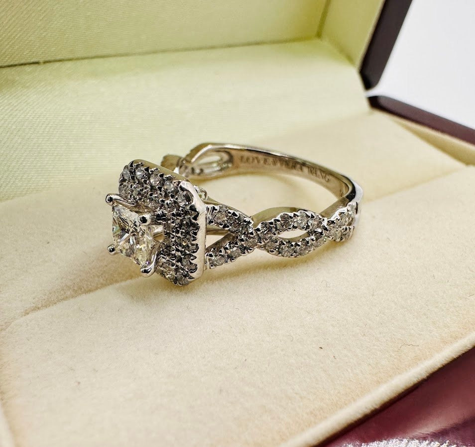 Custom Order Cancellation Deal "VERA WANG Wedding set 1.50CTW Natural Diamonds - Image 3